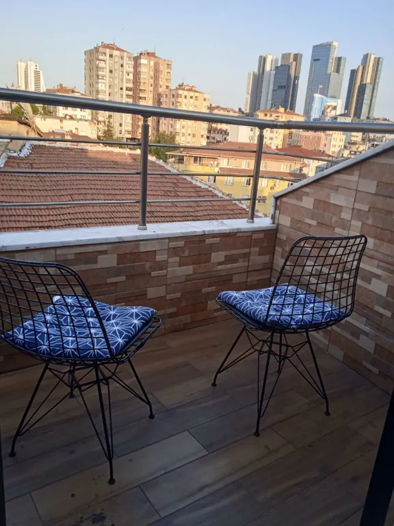 2+1 с видом на Trump Towers в районе şişli