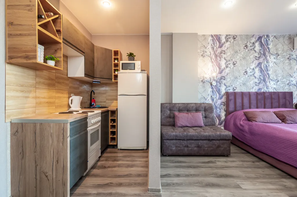 Квартира Квартира Студия Фиолет в ЖК Лиговский — Краснодар