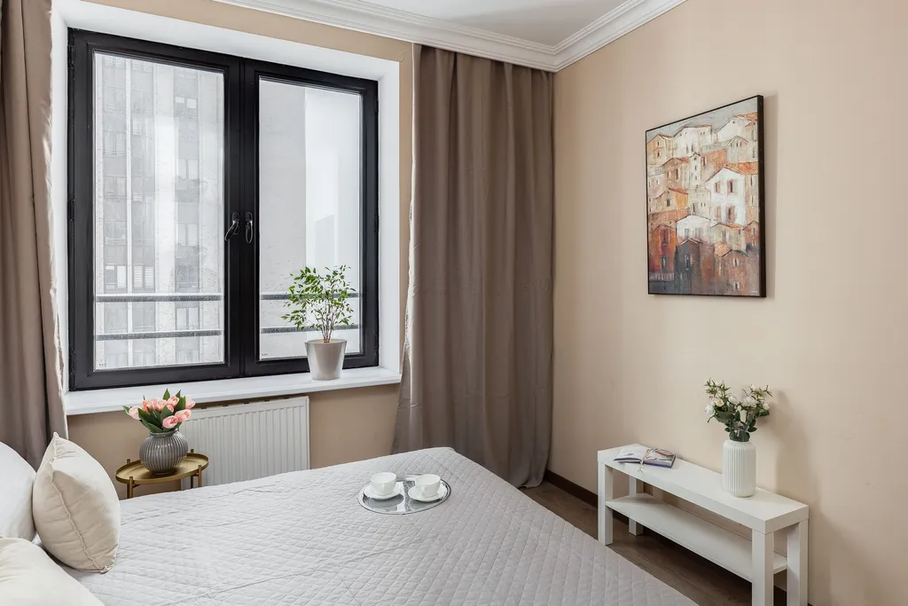 Квартира Апартаменты Symphony с 2 отдельными спальнями в жилом небоскребе — Москва