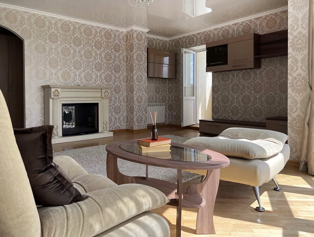 Уютная квартира возле курортной зоны, панорамные виды, камин