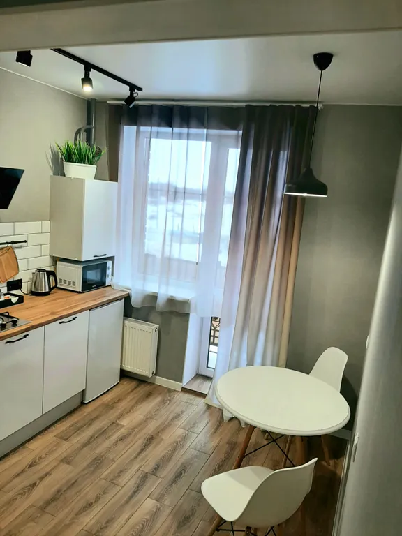 Уютная квартира с современным ремонтом, в новом доме.