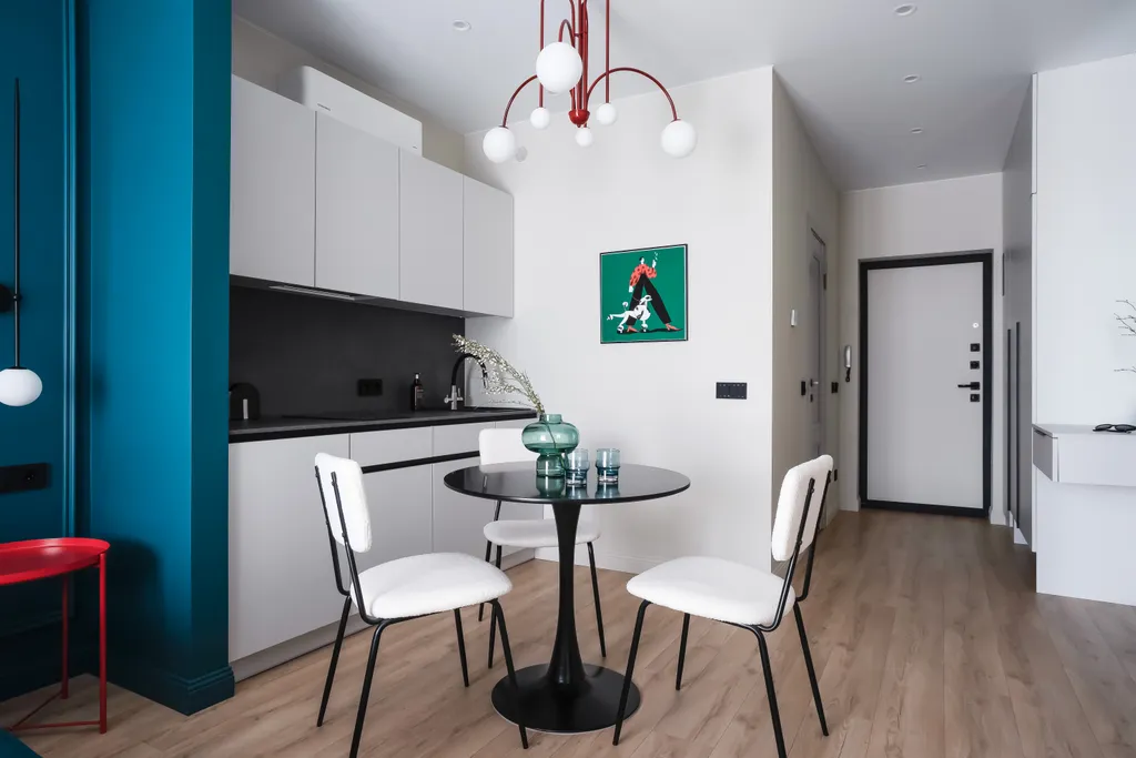 Квартира Квартира Дизайнерская студия Ривьера с балконом и ванной — Калининград