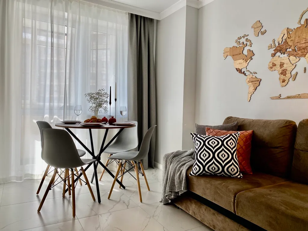 Уютная евро двухкомнатная квартира в ЖК Сердце Ростова — аренда посуточно в Ростов-на-Дону