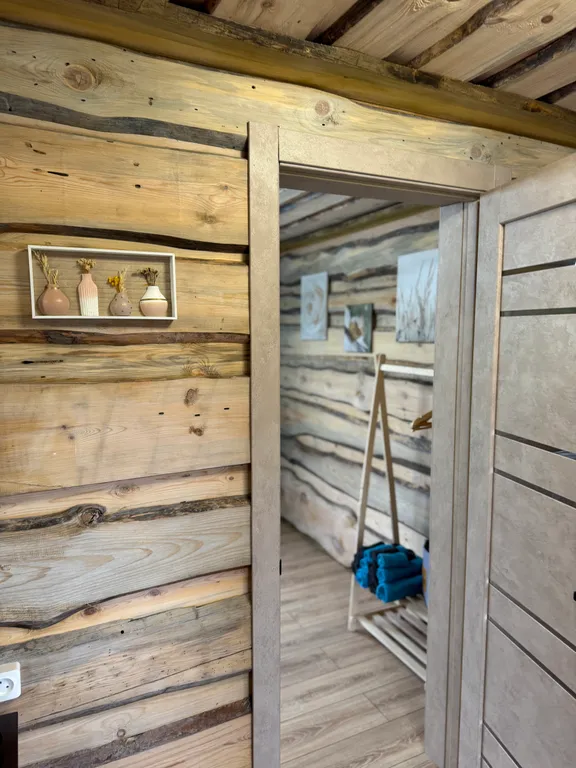 Дом с баней в лесу