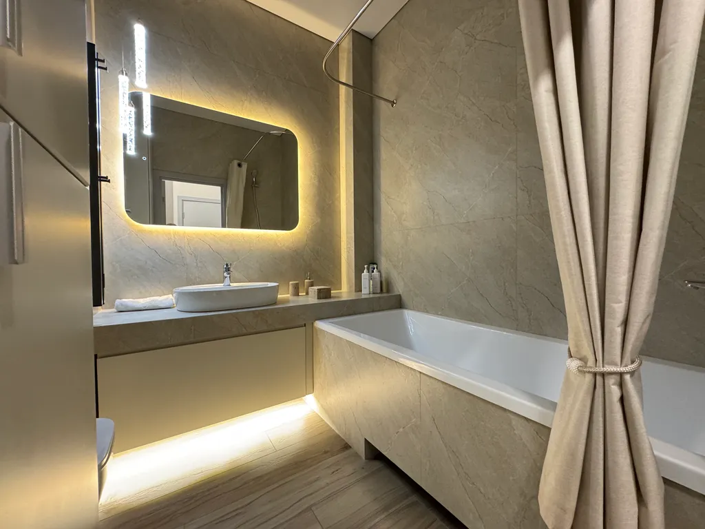 Квартира Стильная, уютная квартира с шикарным видом на Олимп Парк — Сириус