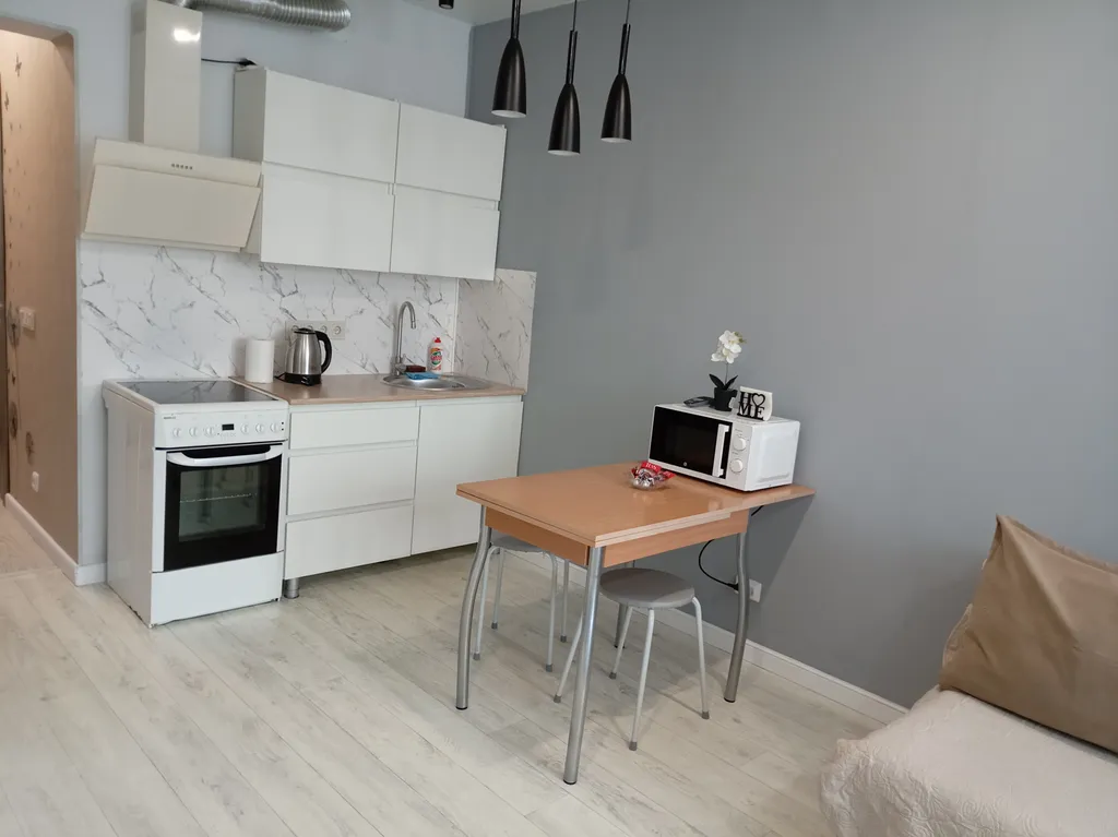 Уютная квартира-студия в ЖК Мега