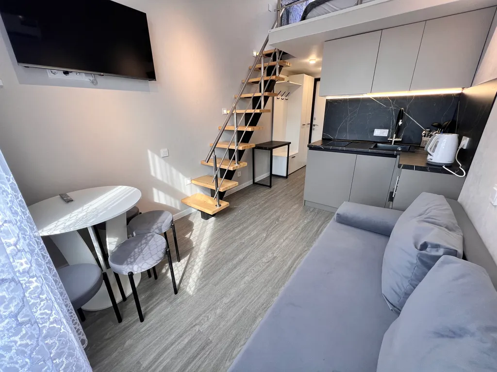 Квартира Квартира Двухуровневый апартамент с видом на море — Адлер