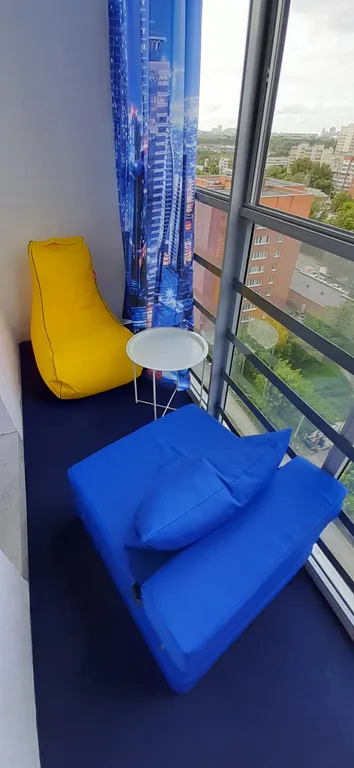 Студия для пары с видом на рассвет