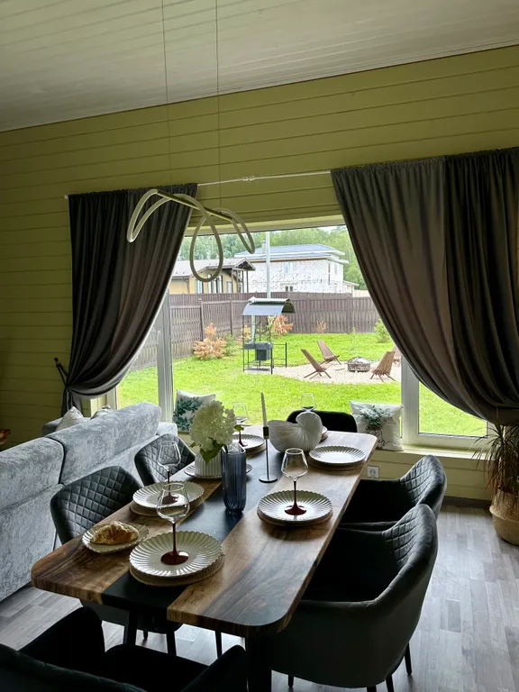 Стильный дом с чаном