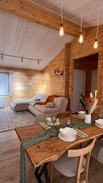 Цей коттеджи с видом на цейские горы