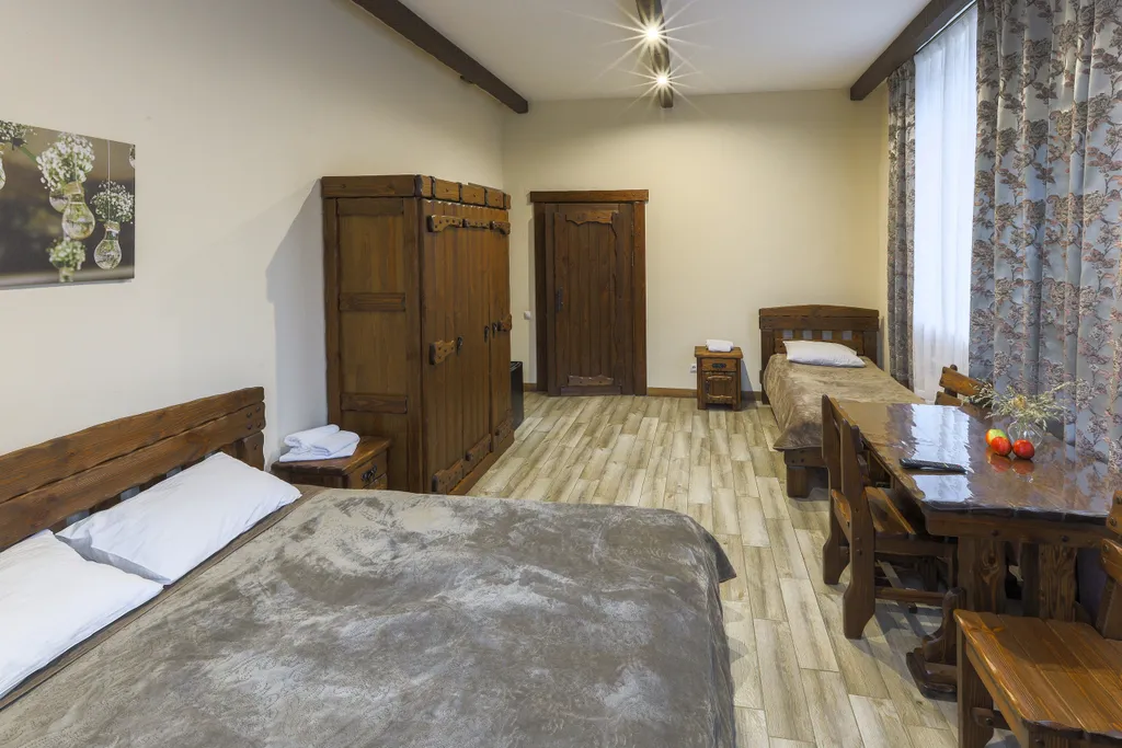 Большой уютный трехместный номер