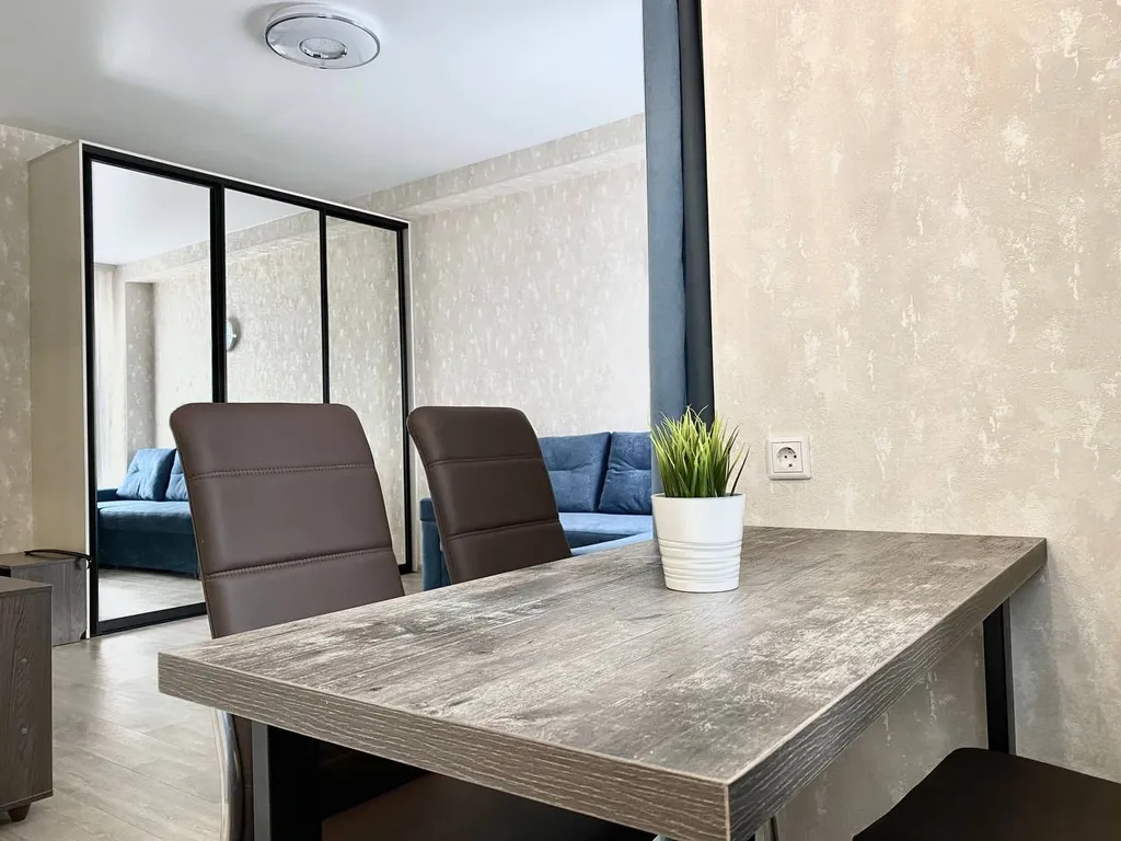 Студия с раздельными кроватями в апарт-отеле Кристалл!