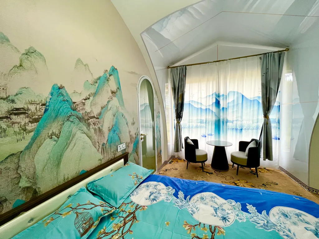 База отдыха Хэйлун Дом №6 Санья вид на озера