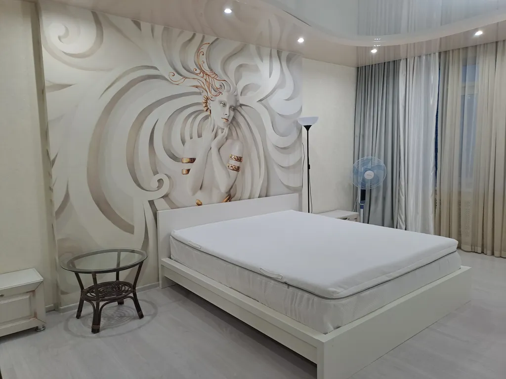 1-комнатная квартира с джакузи с дизайнерским ремонтом