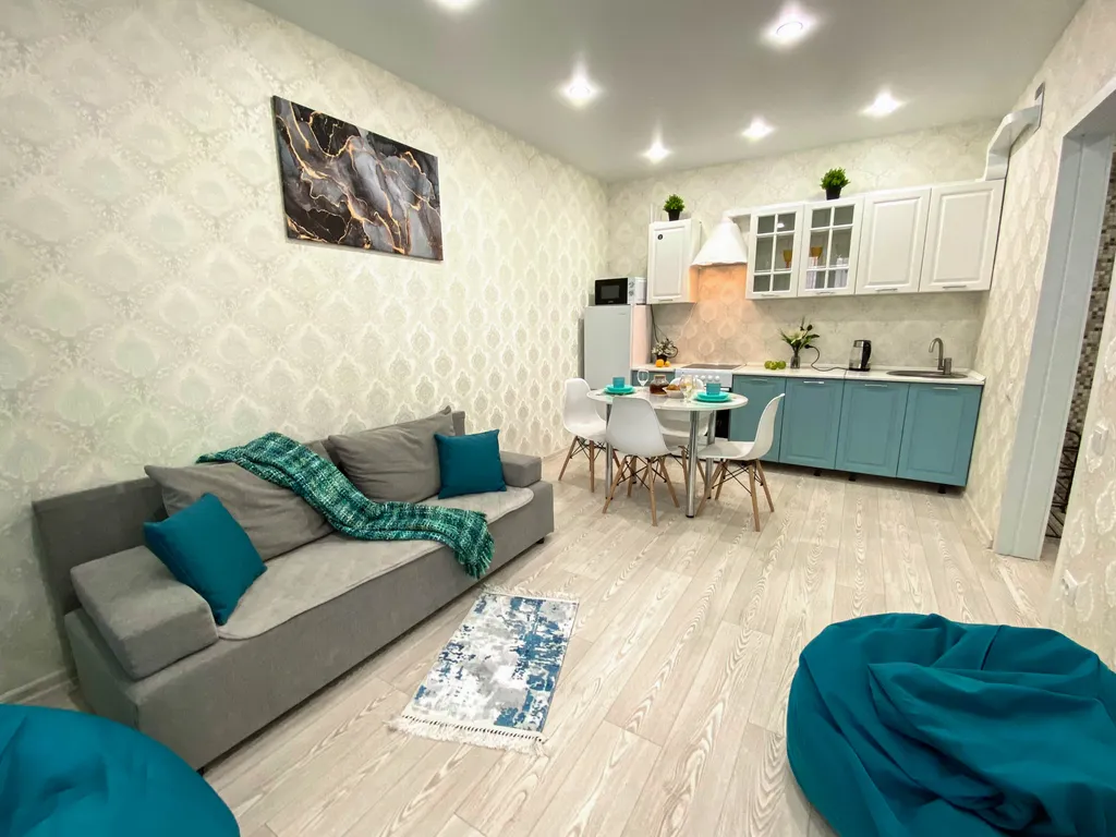 Светлая квартира у аквапарка Улёт