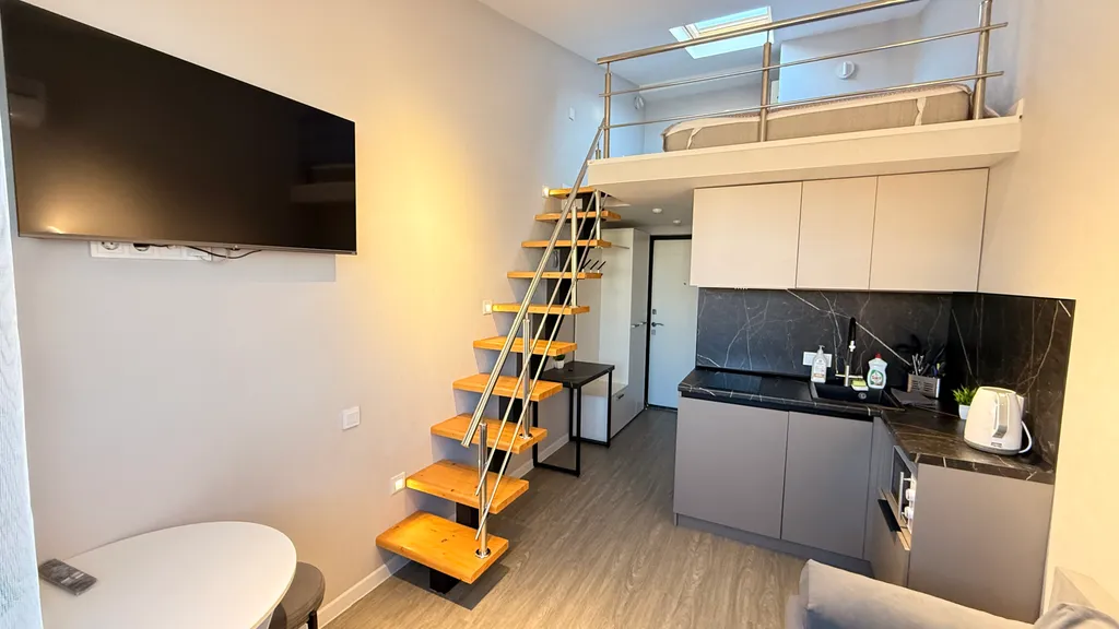 Квартира Квартира Двухуровневый апартамент с видом на море — Адлер