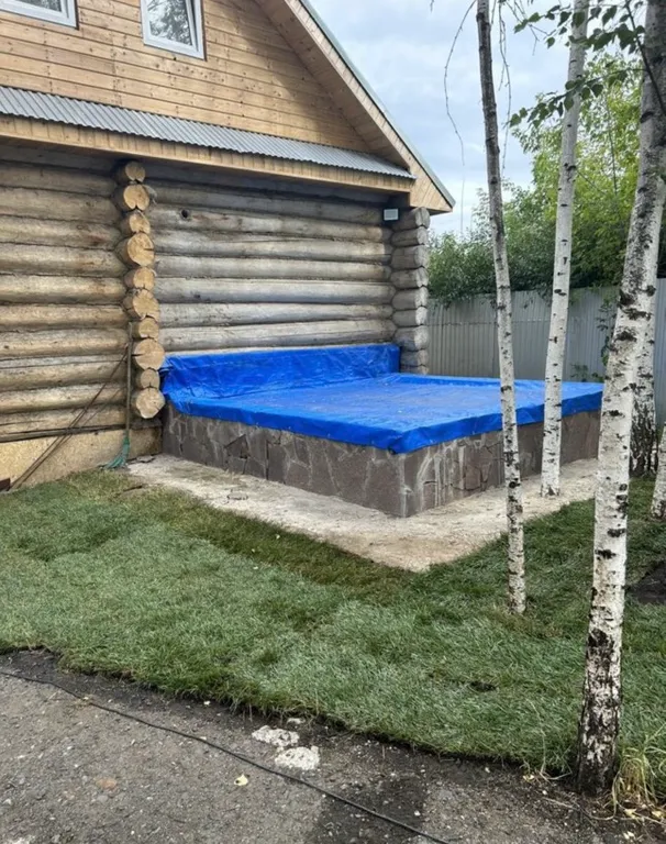 Новый рубленный дом в центре Ижевска, с баней и бассейном