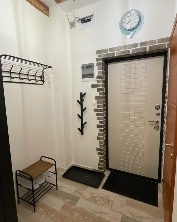 Red freezer apartament