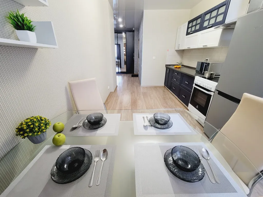 Просторная трёхкомнатная квартира с балконом