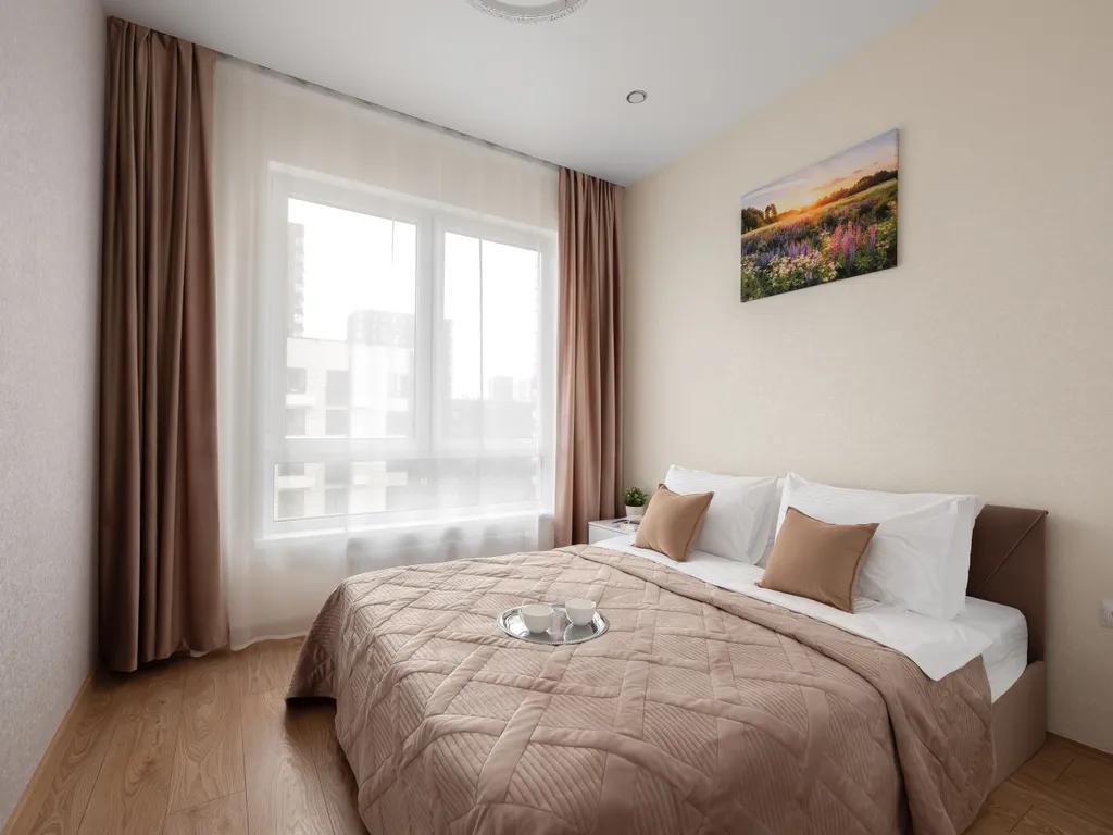 Квартира Новые дизайнерские апартаменты Tulip House с отдельной спальней — Москва