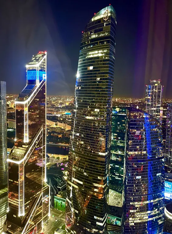 Студия с видом на Москву-Сити