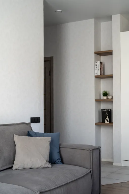 Просторная стильная квартира с видом на горы