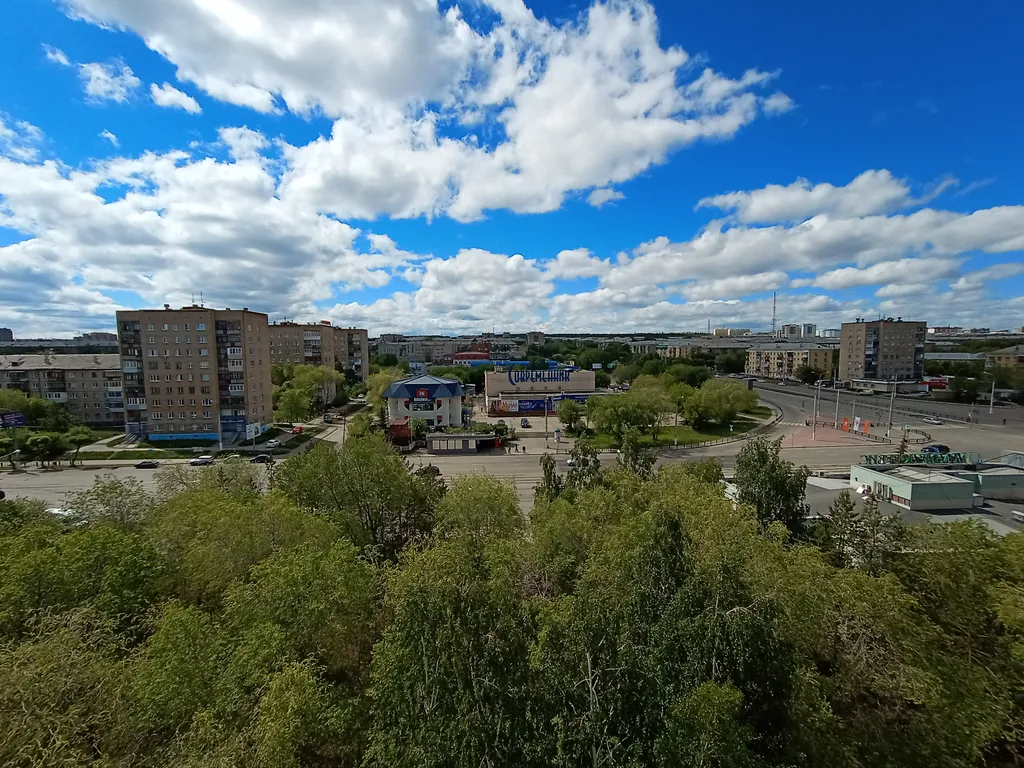 Квартира с видом на город в центре