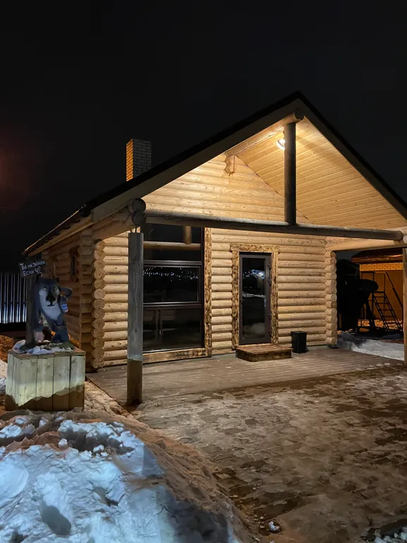 Дом-баня с бассейном и купелью