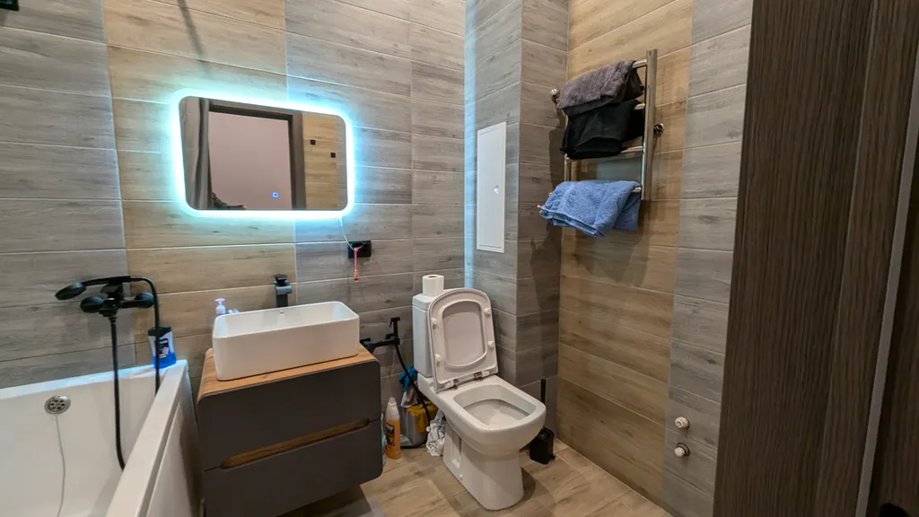 Просторная квартира - студия в стиле Лофт