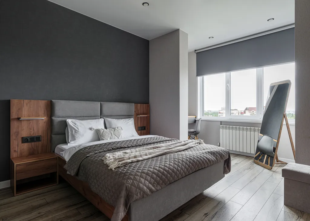 Просторная квартира с кухней-гостиной и панорамным видом