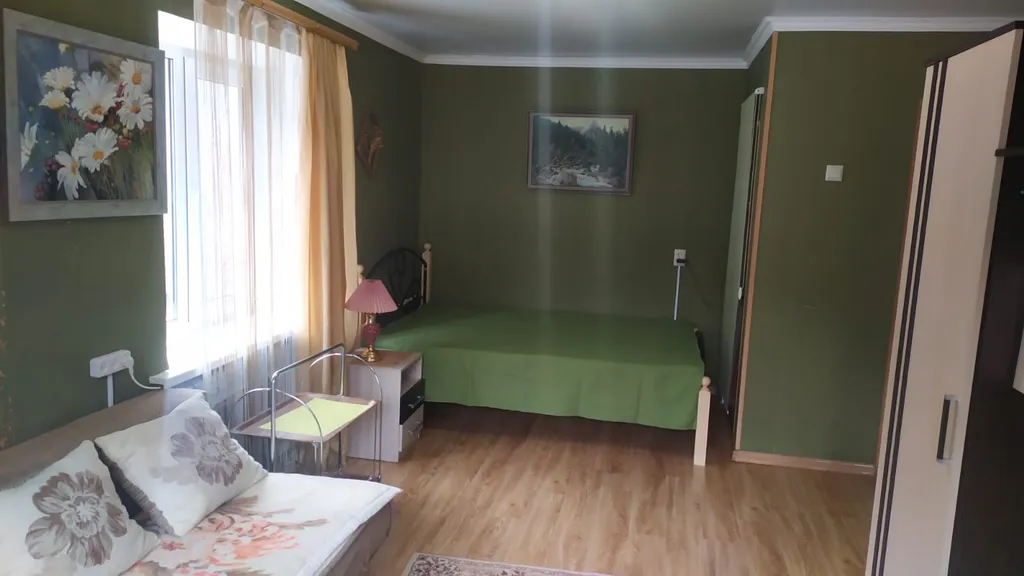 Панорамный вид из окон на горы и ущелья