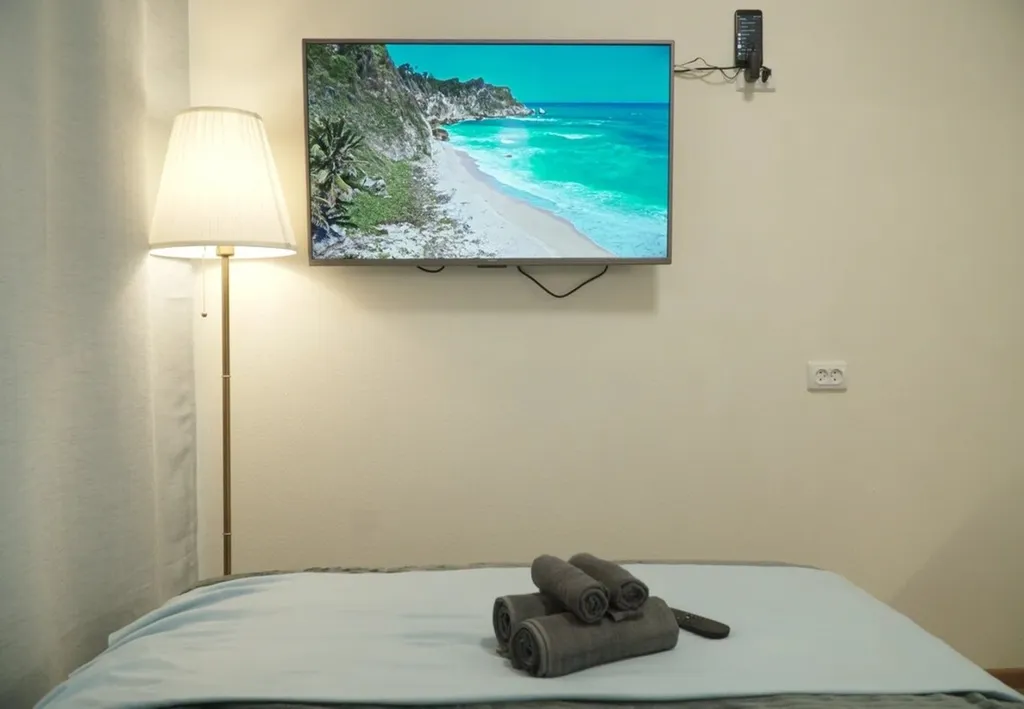 Двухместная студия с удобной кроватью для комфортного проживания