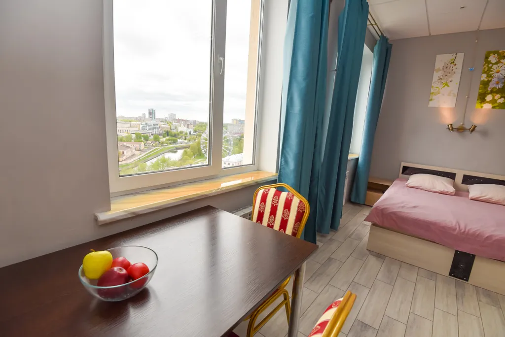 Квартира Просторная студия с шикарным видом на город — аренда посуточно в Иваново