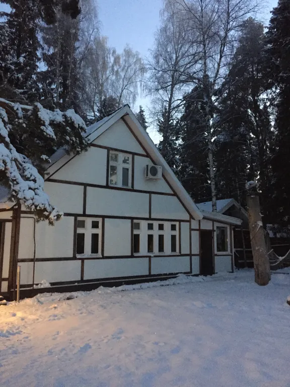 Домик в сосновом лесу