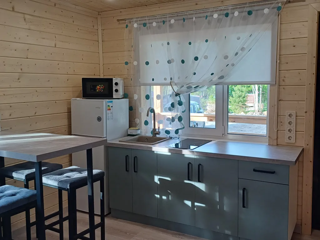 Уютный домик-баня с купелью в тихом местечке