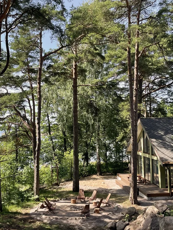 Коттедж Панорамный дом у моря — Приморск