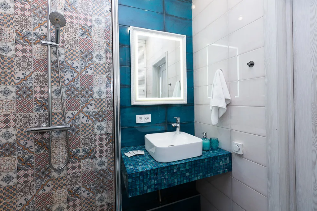 Апартамент с подсветкой в центре рядом с БЦ Высоцкий