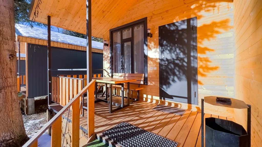 Коттедж Домик одноэтажный 4-местный — Архыз