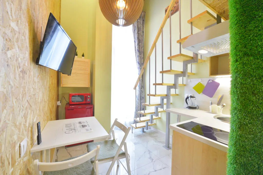 Квартира Квартира Двухуровневая студия «Павлов Апарт» в ЖК «ApartVille» — Москва