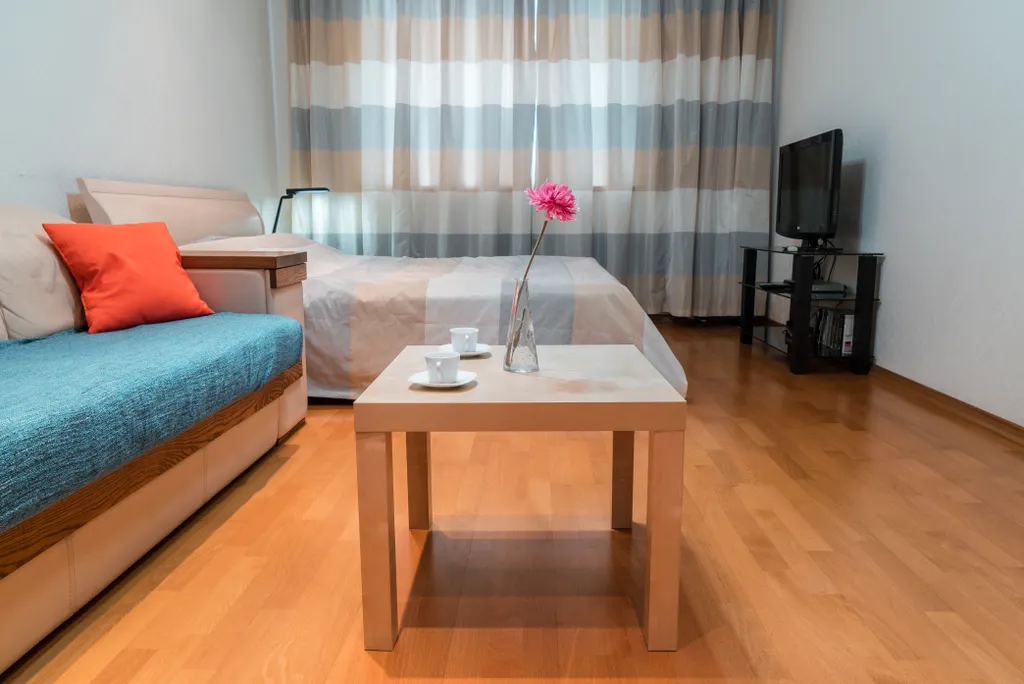 1-комнатная квартира в центре при заезде в город