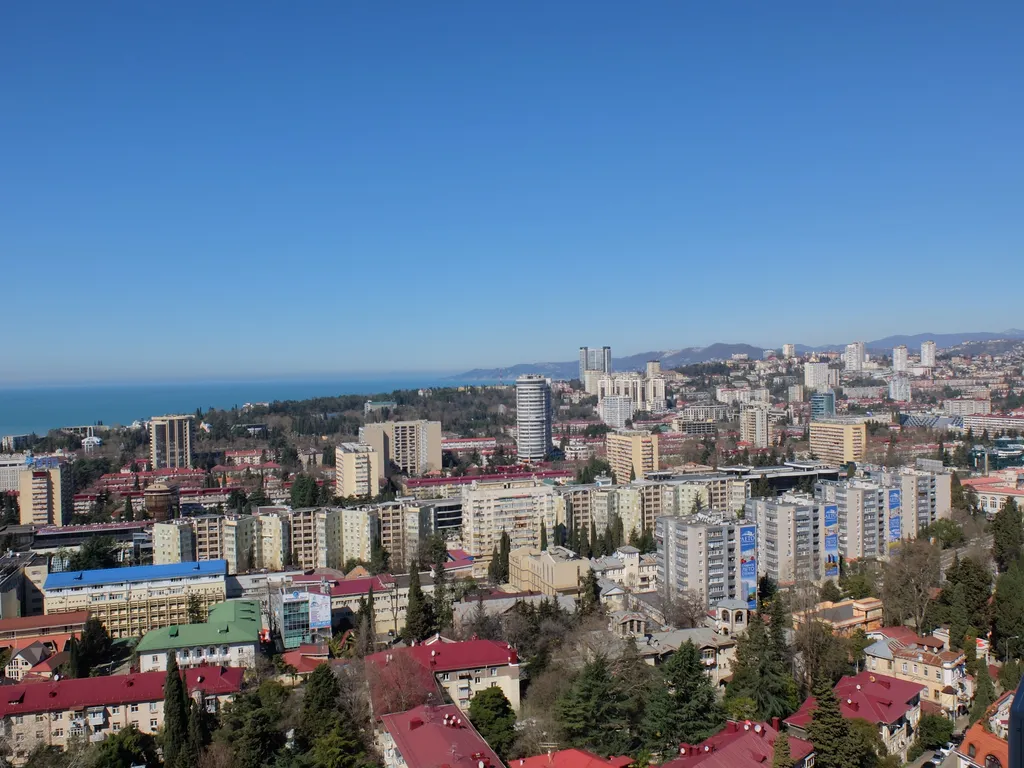 Квартира Квартира Двухкомнатная в центре с лучшим видом на море — Сочи