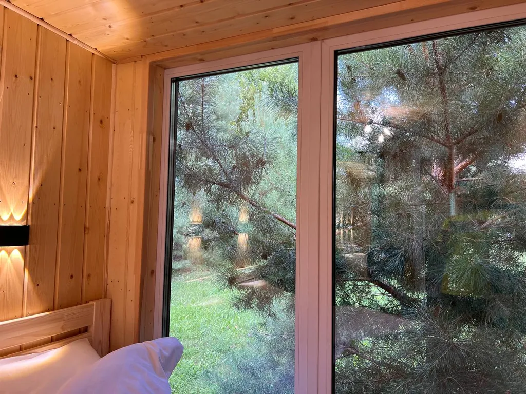 Атмосферный дом в соснах