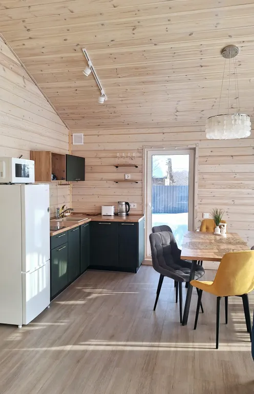 Уютный дом с дровяным камином