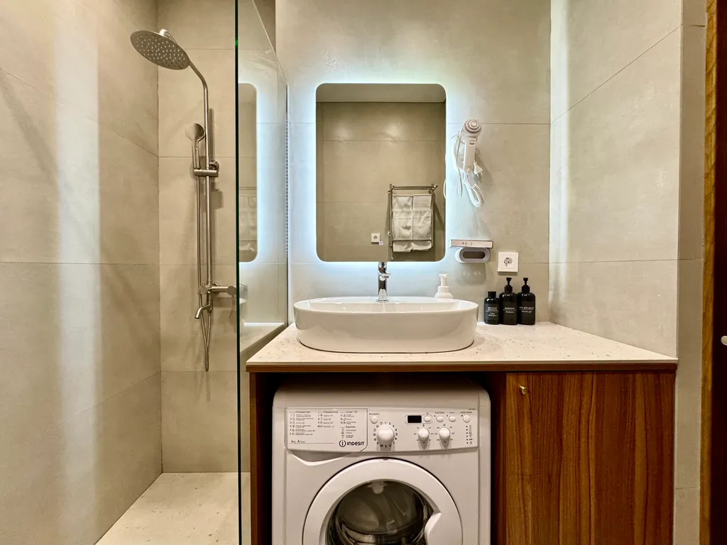 Квартира Квартира Делюкс с балконом и видом на горы и реку — Лазаревское