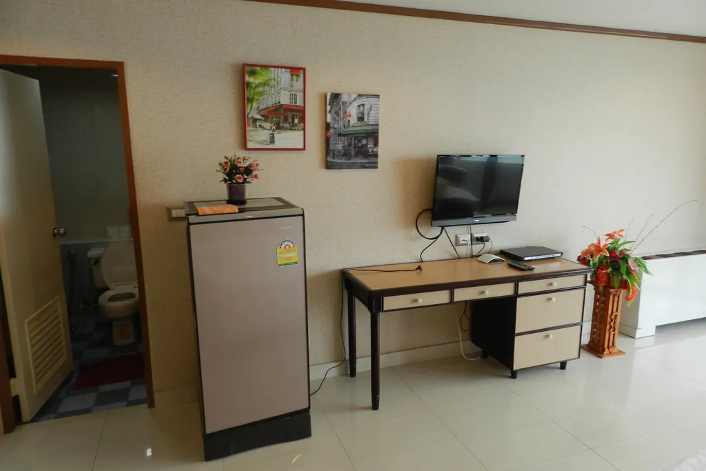 Студия с фронтальным видом на море, пляж Джомтьен