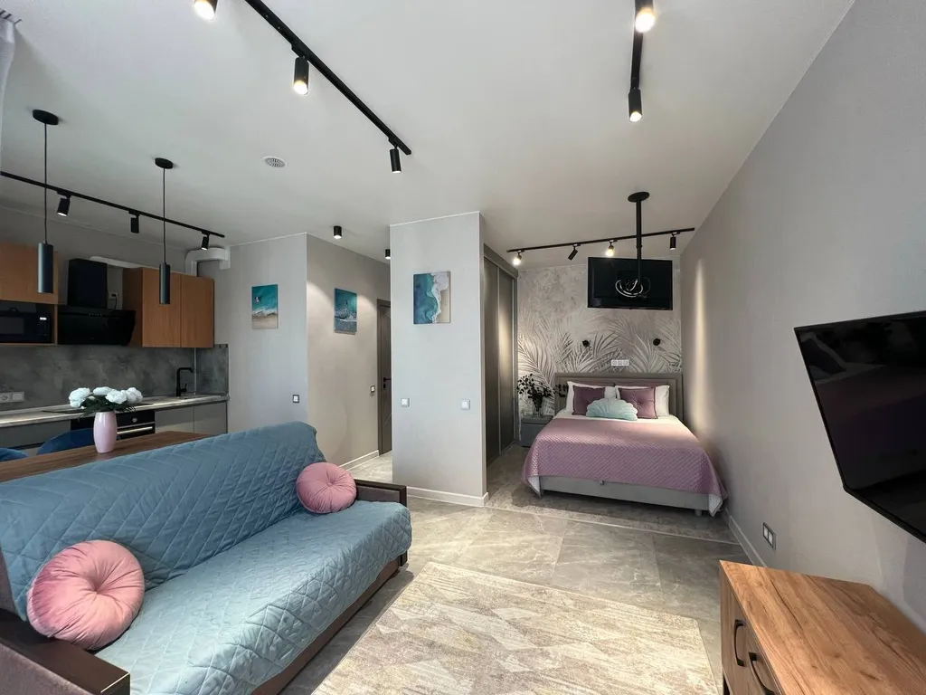 Квартира Апартаменты на высоком этаже с видом на город — Сириус