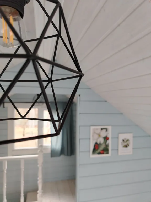 Голубой домик с баней