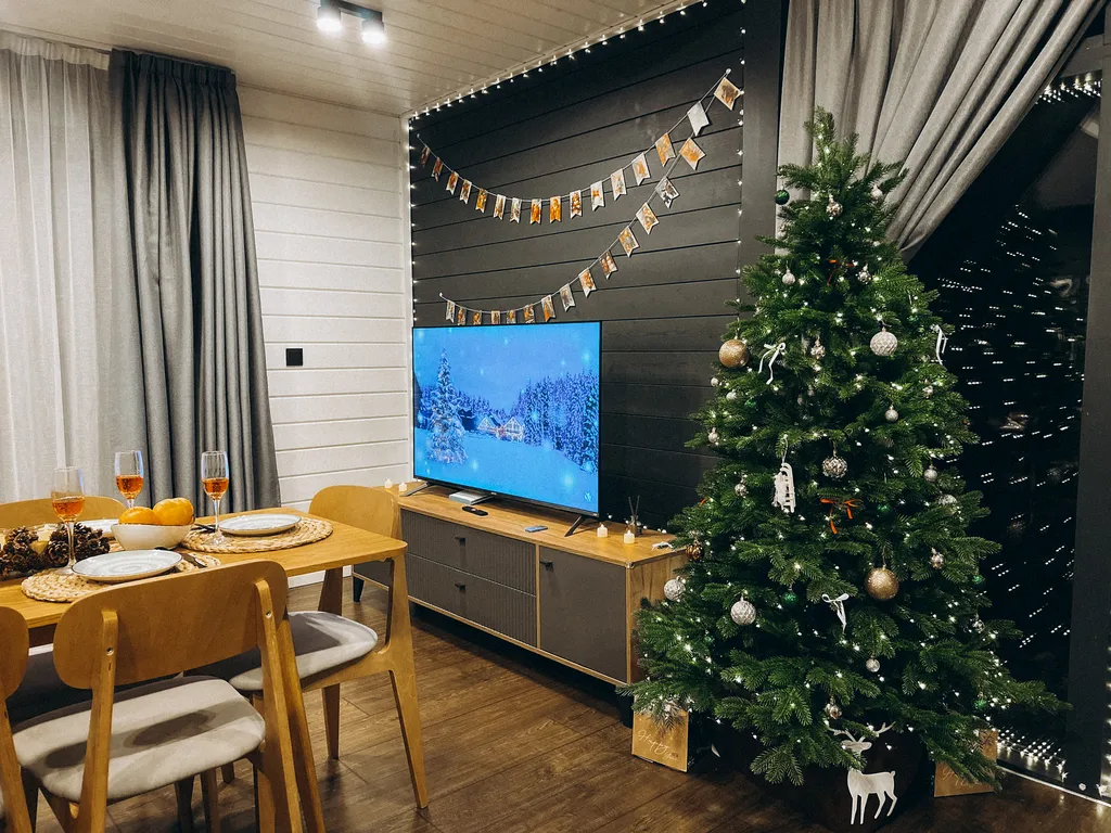 Дизайнерский дом с гриль-мангалом, сауной и большой террасой