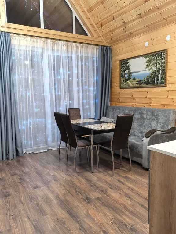 Дом на берегу Ладоги с песчаным пляжем, баня с купелью