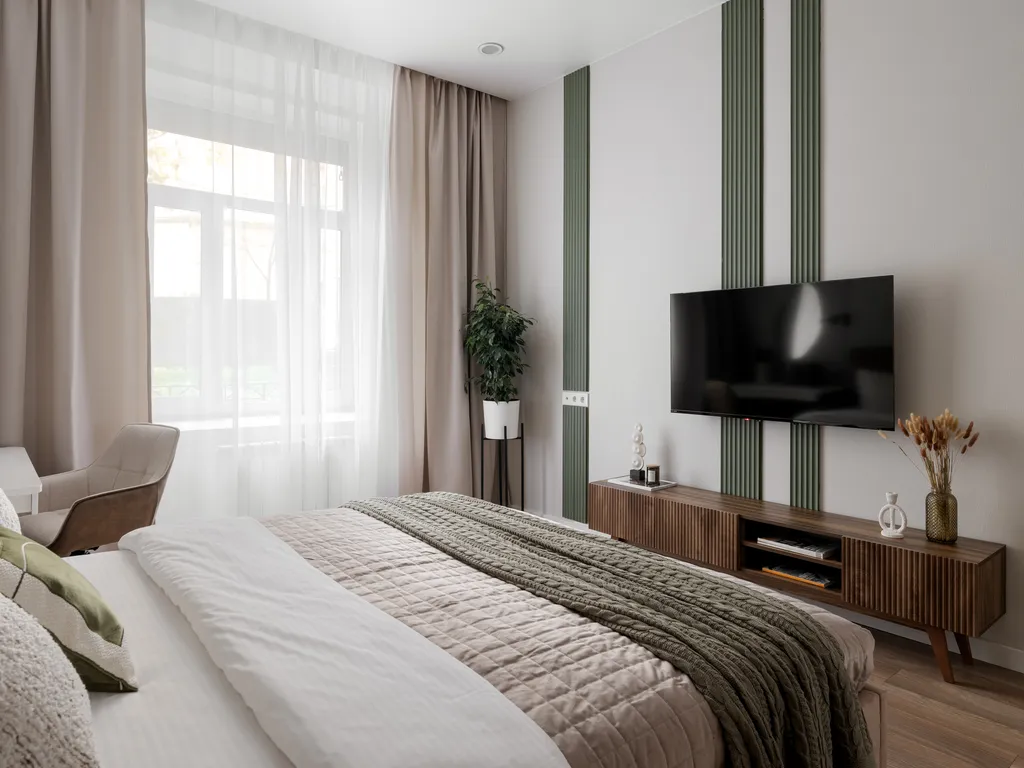 Просторная квартира у Патриарших с проектором